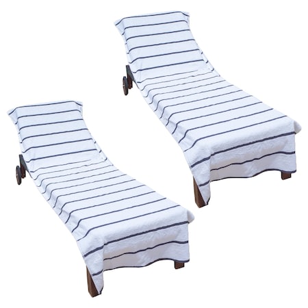 Monarch Brands Chaise Lounge Covers , Dark Grey, 2PK PNP-CC-HS3085DG-2PK